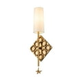 thumbnail image 1 of Lucas McKearn Star 1 Light Gold Sconce, 1 of 3