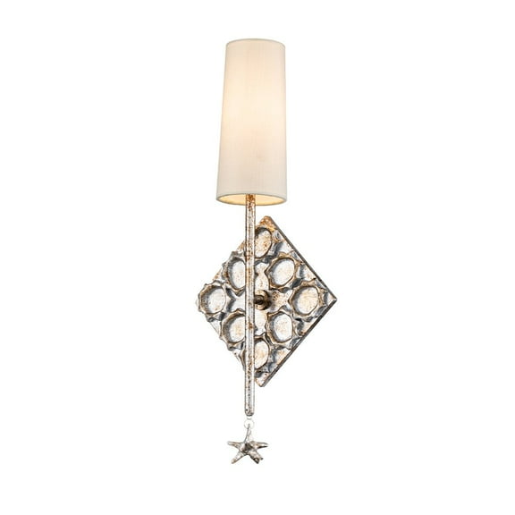 Lucas McKearn Star 1 Light Silver Sconce