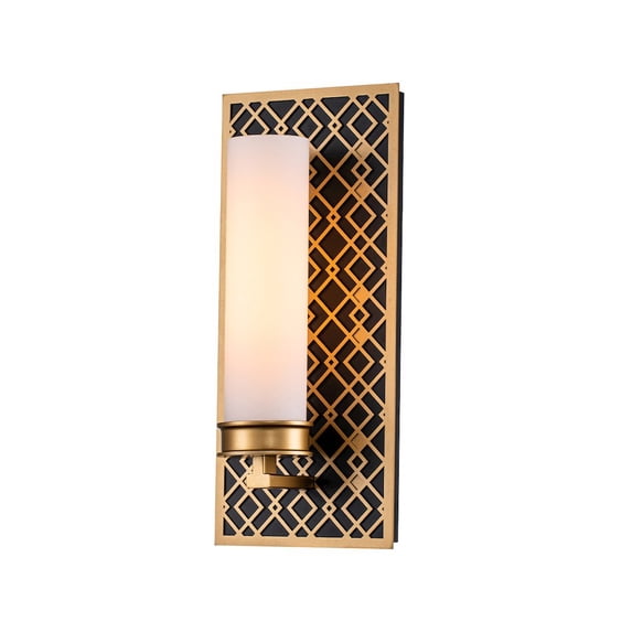 Lucas McKearn Ziggy 1 Lt Bath Bar in Lacquered Gold
