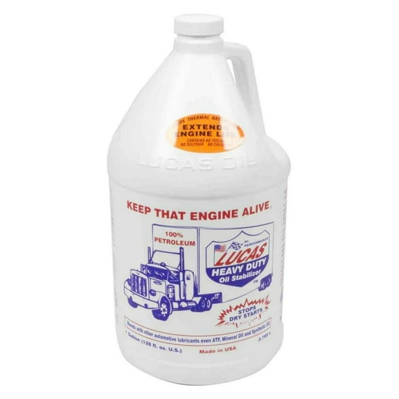 Lucas Oil 10002 Heavy Duty Oil Stabilizer One Gallon Automotive Additive