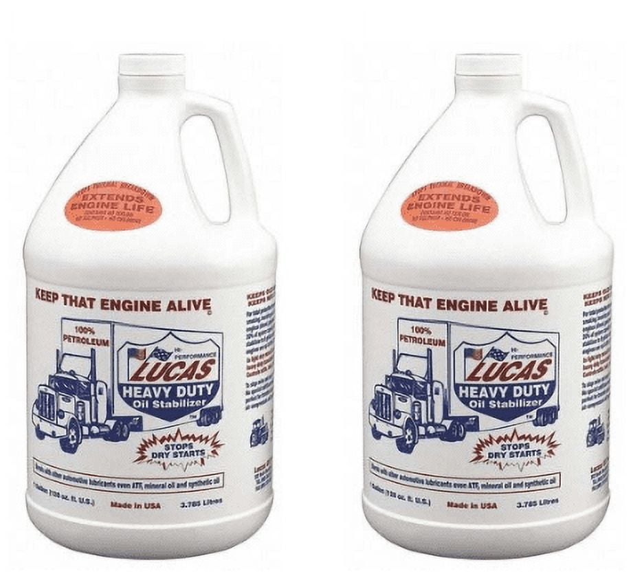 Lucas Oil 10002 Heavy Duty Oil Stabilizer One Gallon Jug Automotive ...