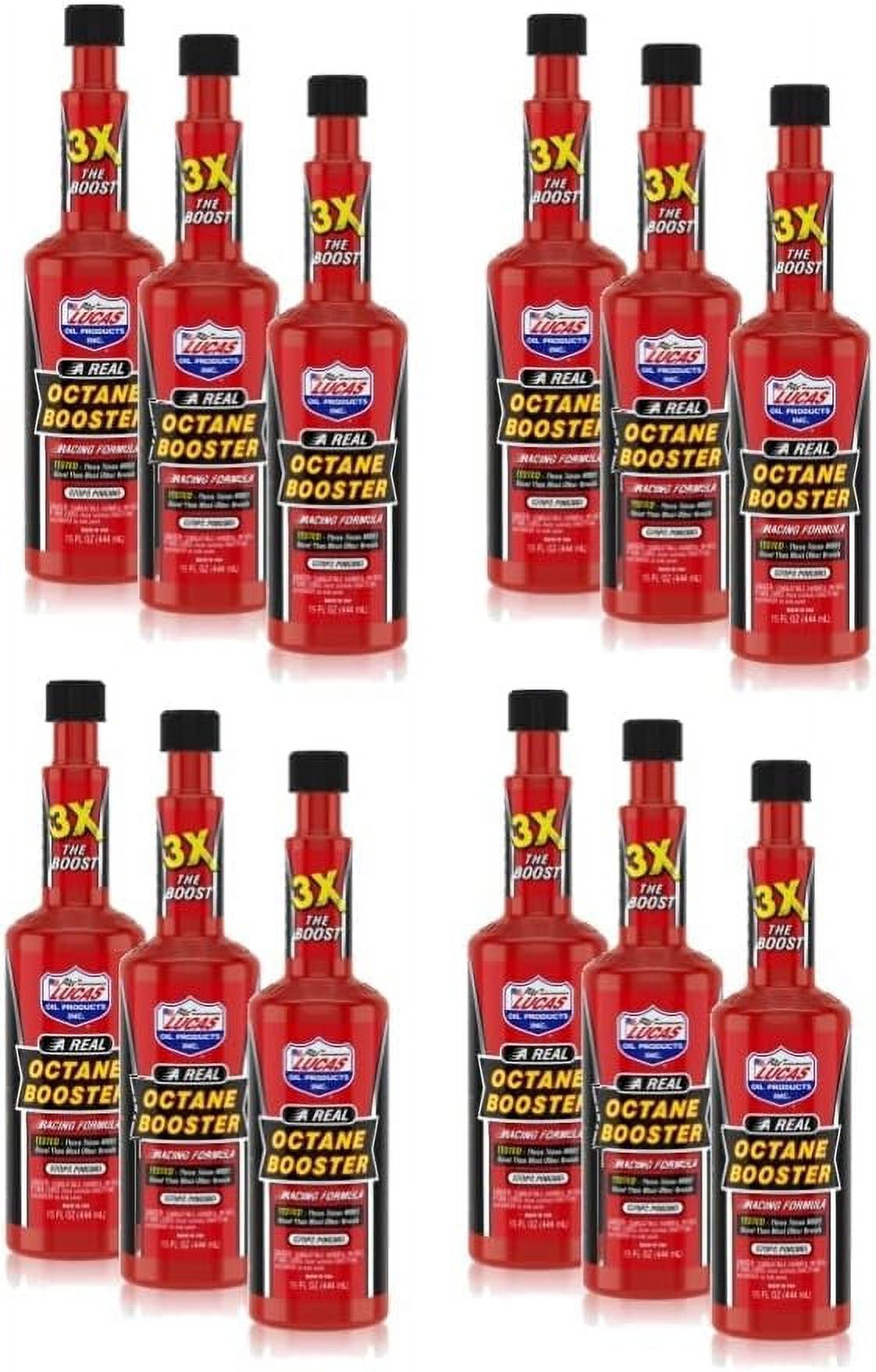 Lucas Oil 10026 12Piece/Case 15 oz. Bottle Octane Booster Fuel