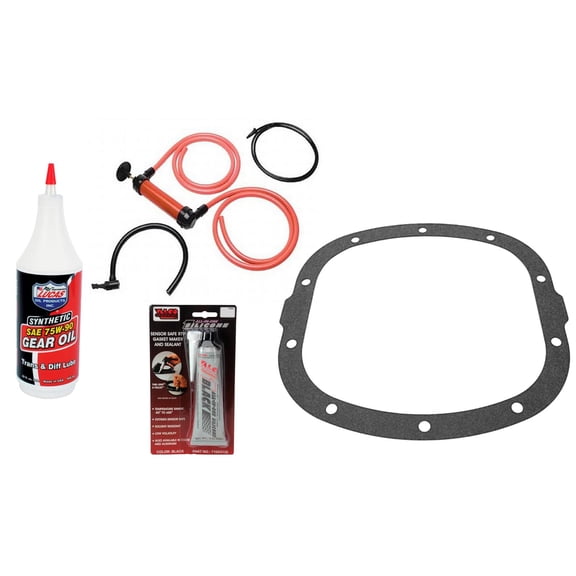 Lucas Oil 10047 SAE 75W90 Gear Oil Change Kit, 7.5 Inch 10-Bolt
