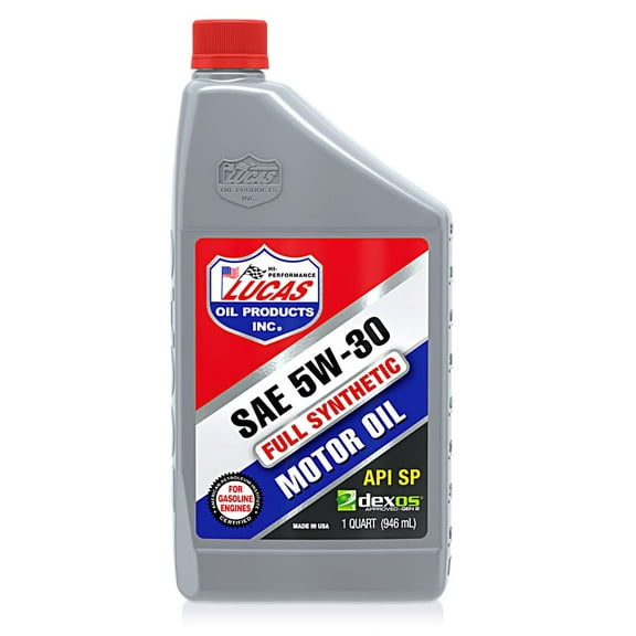 Lucas Oil 10049 Synthetic Motor Oil 1 Qt - SAE 5W-30 API SN Plus/Dexos Certified