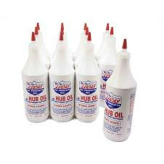 Lucas Oil 10088 32 oz Stop-Leak Hub Oil Steering Axle & Trailer Hubs, Set of 12
