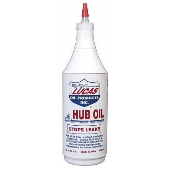 Lucas Oil Hub Oil Lubricant - For Steer Axle, Trailer Hub - 1 Gallon, 4 Pack