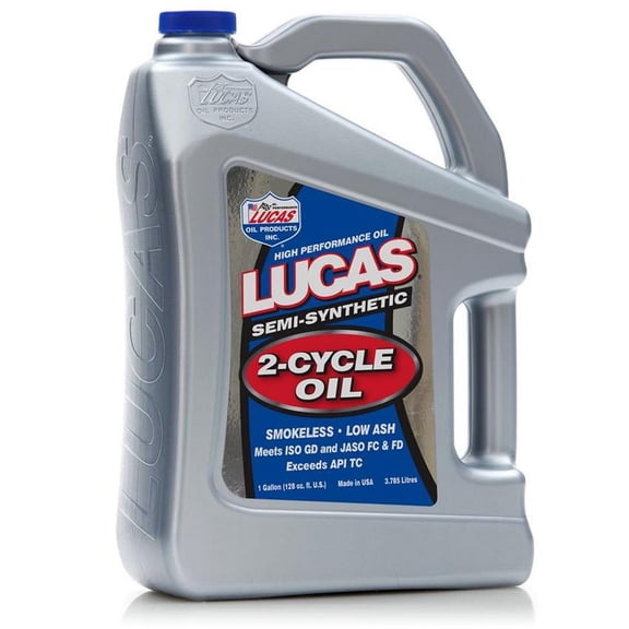 Lucas Oil 10115 Semi-Synthetic 2-Cycle Oil, 1 Gallon Jug