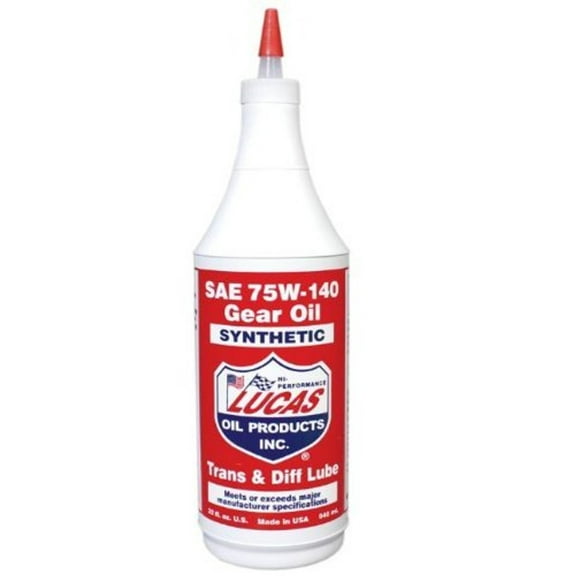 Lucas Oil 10121 Synthetic 75/140 Transmission Lubrication, Quart Size Bottles 10121_43