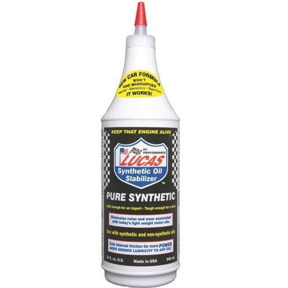 Lucas Oil 10130 Protects Engines, Reduces Friction, Synthetic Oil, 1 Quart