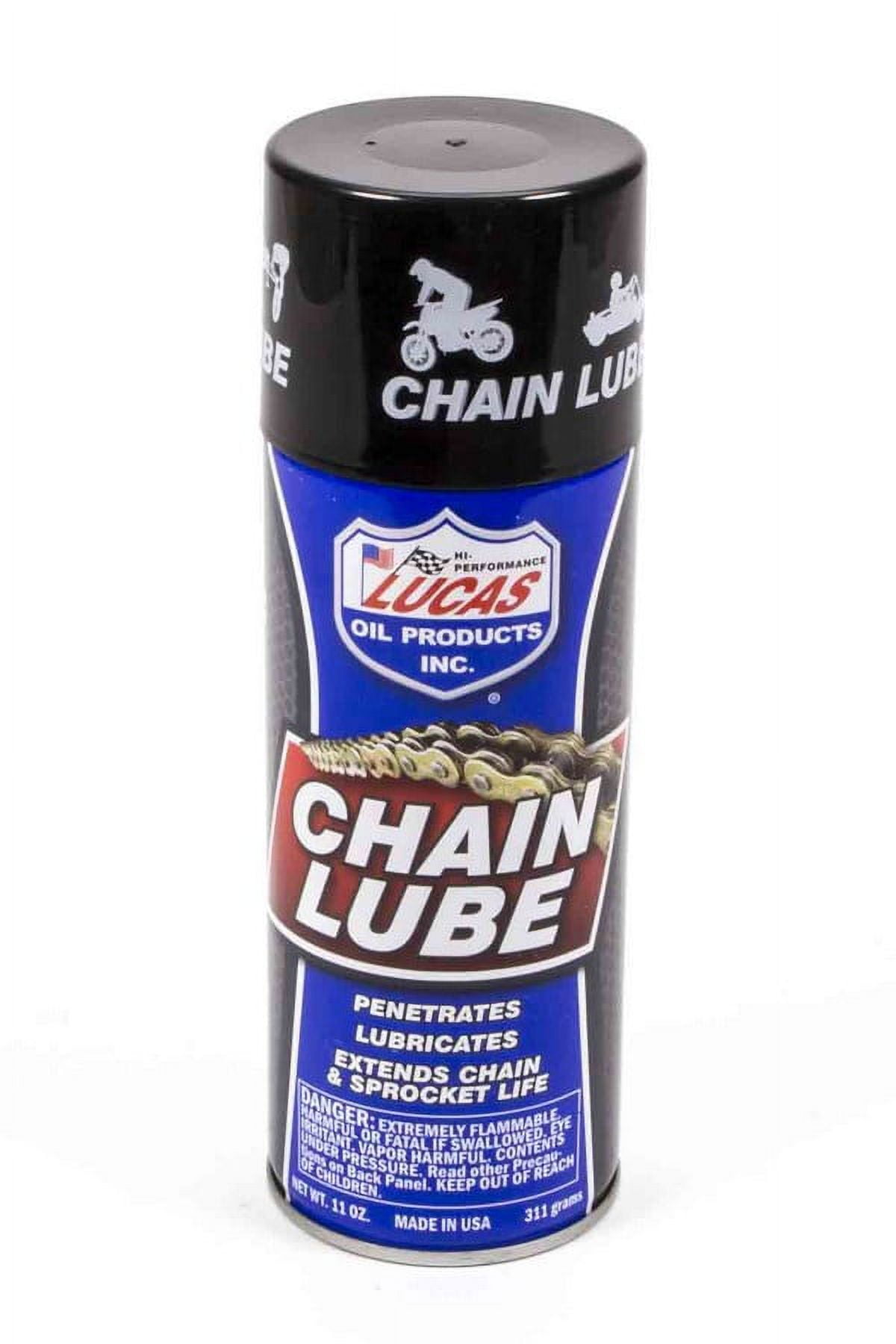 Lucas Oil 10393 LUBE Chain Lubricant for HighPerformance Motorcycle