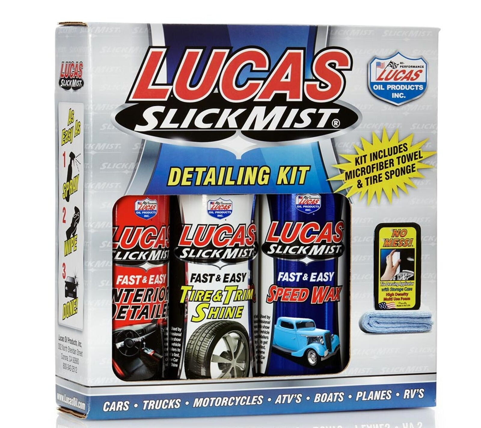 Lucas Oil 10558 Slick Mist Car and Automotive Detailing Kit