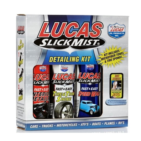 Lucas Oil 10558 Slick Mist Car and Automotive Detailing Kit