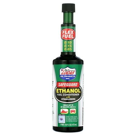 Lucas Oil 10576 Safeguard Ethanol Fuel Conditioner Fuel Additive 16 Ounce for Gasoline Engines