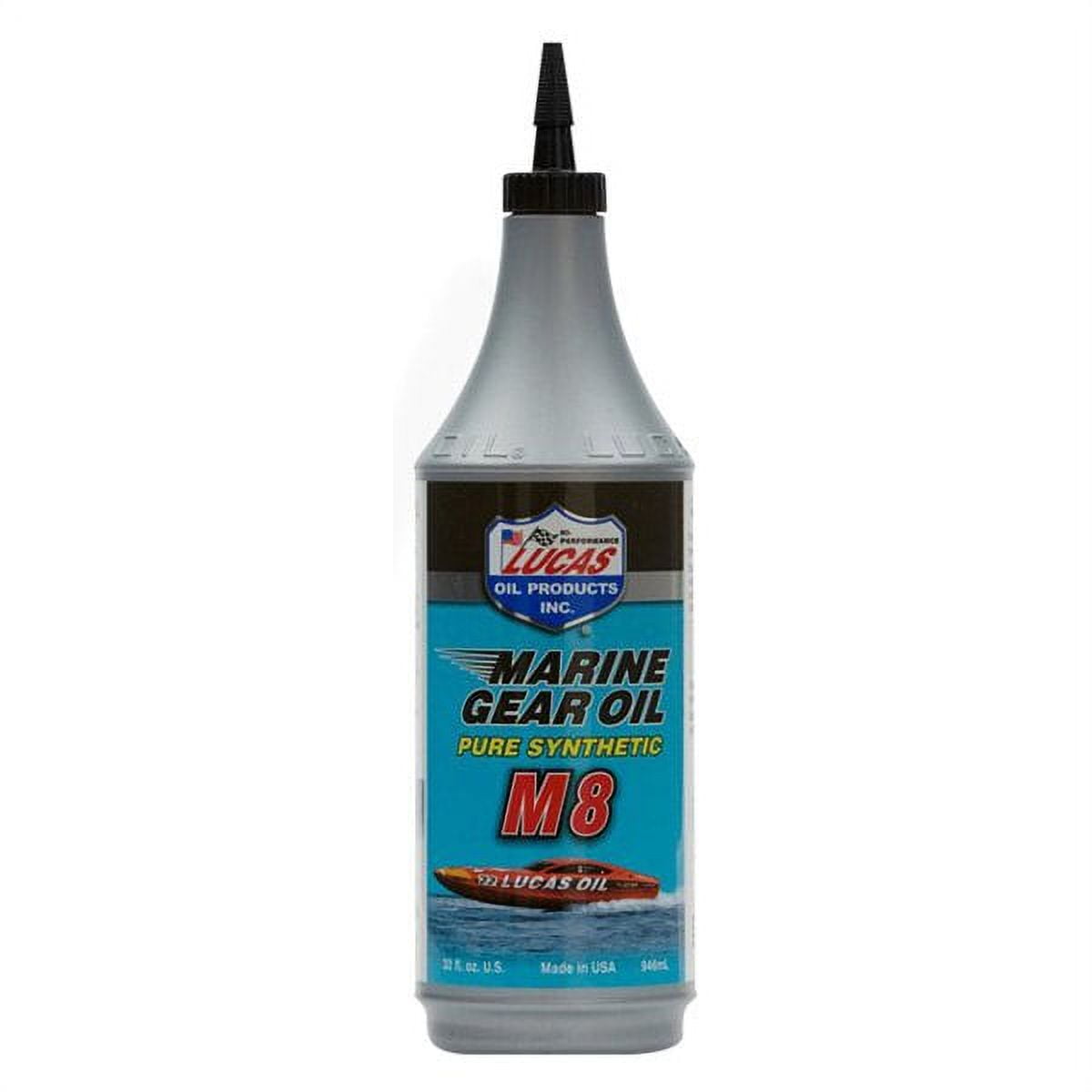 Lucas Oil Marine Gear Oil M8, OEM Specs, 3.3