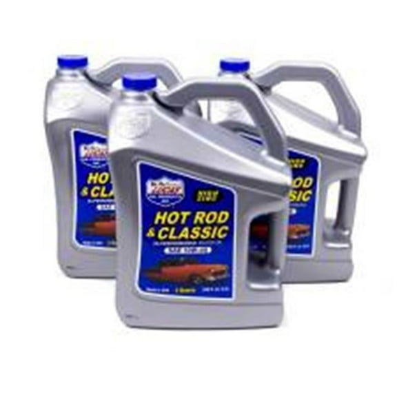 Lucas Oil 10683 5 qt. ZDDP 10W40 Conventional Hot Rod & Classic Car Motor Oil