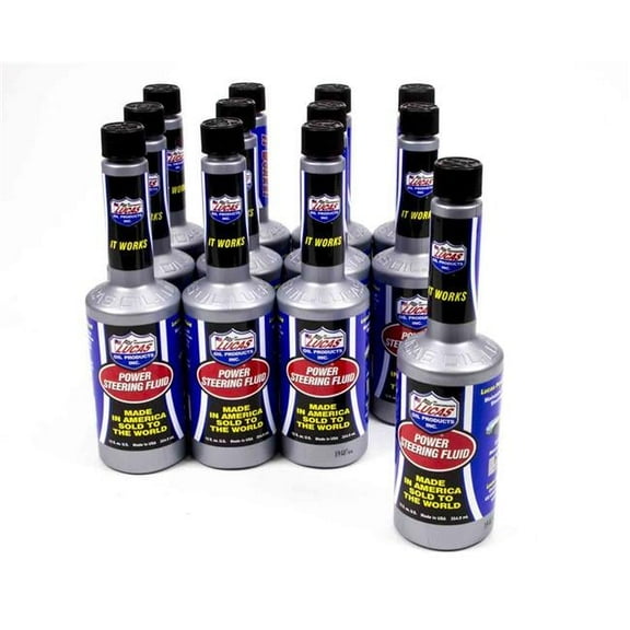 Lucas Oil 10823 12.00 oz Power Steering Fluid - Set of 12