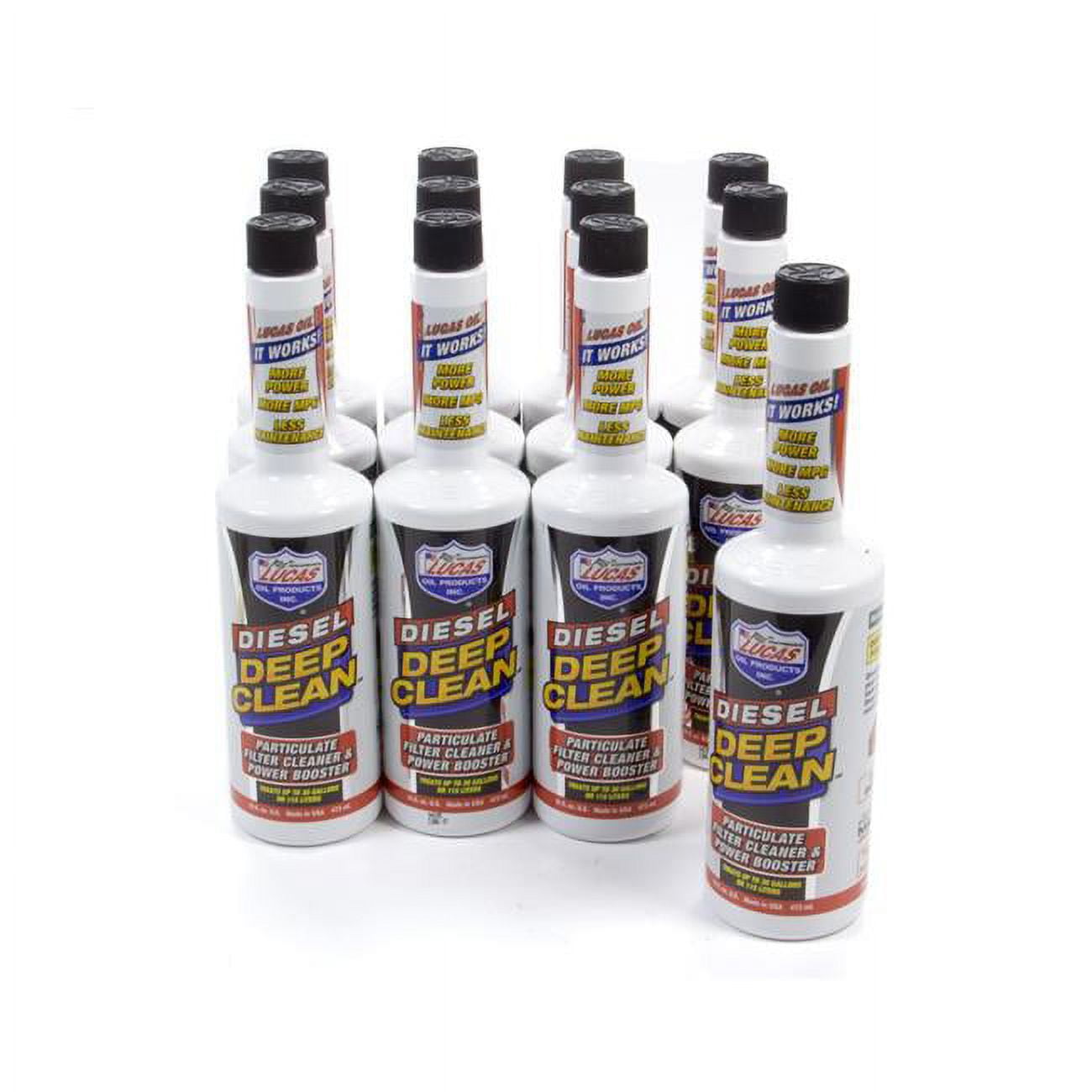 Lucas Oil 10872 Diesel Deep Clean Fuel Additive Case - 12 x 16 oz ...