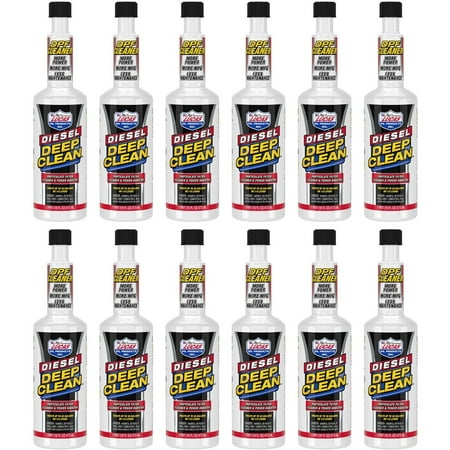 Lucas Oil 10872 Diesel Deep Clean Fuel System Cleaner, 12-Pack