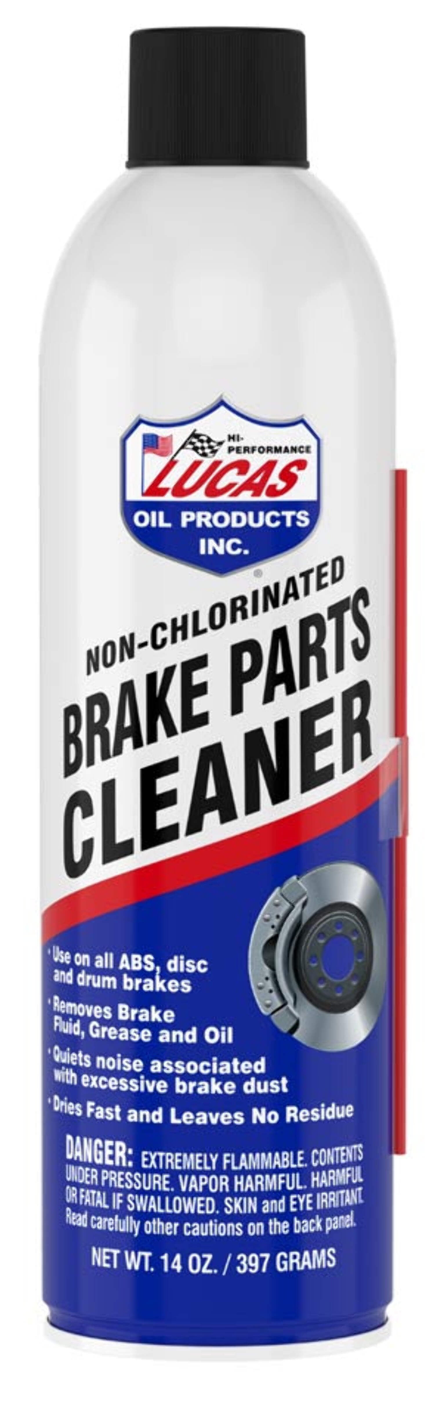 Lucas Oil 10906 Brake Cleaner Aerosol Brake Parts Cleaner, 14 Oz