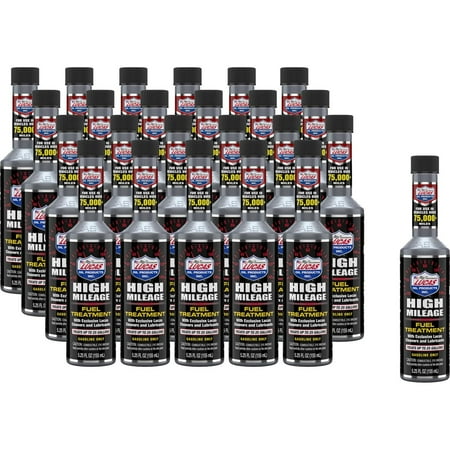 Lucas Oil 10977 High Mileage Fuel Treatment Additive, Case of 24