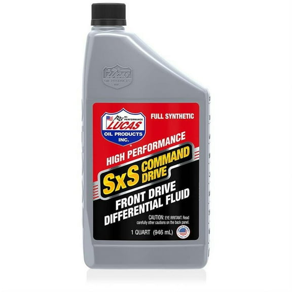 Lucas Oil 11220 Synthetic SxS Command Drive Diff Fluid, 1 Quart