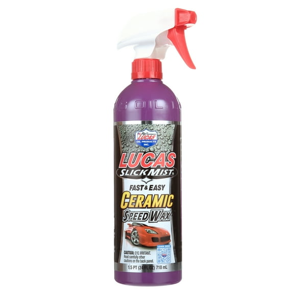 Lucas Oil 11294 Slick Mist Ceramic Speed Wax 24 Ounce Spray Bottle