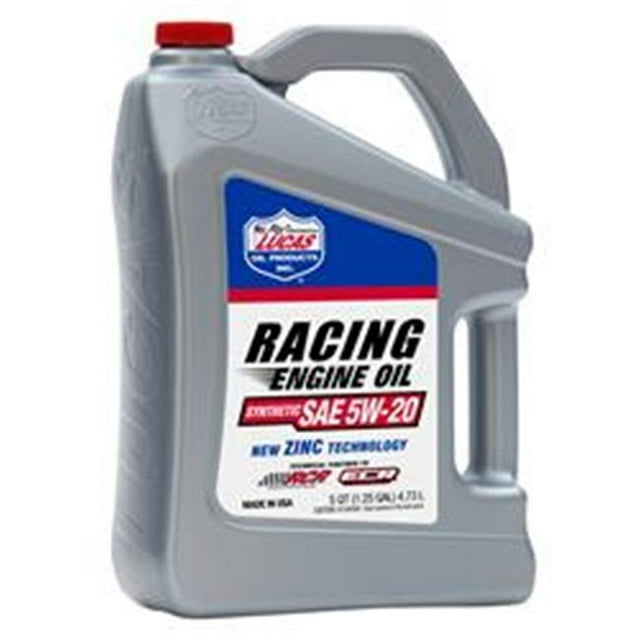 Lucas Oil 5 qt. 5W20 High Performance Racing Oil - Set of 3
