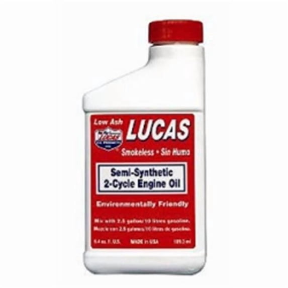 Lucas Oil 6.4 oz Semi-Synthetic 2-Cycle Oil - Case of 24