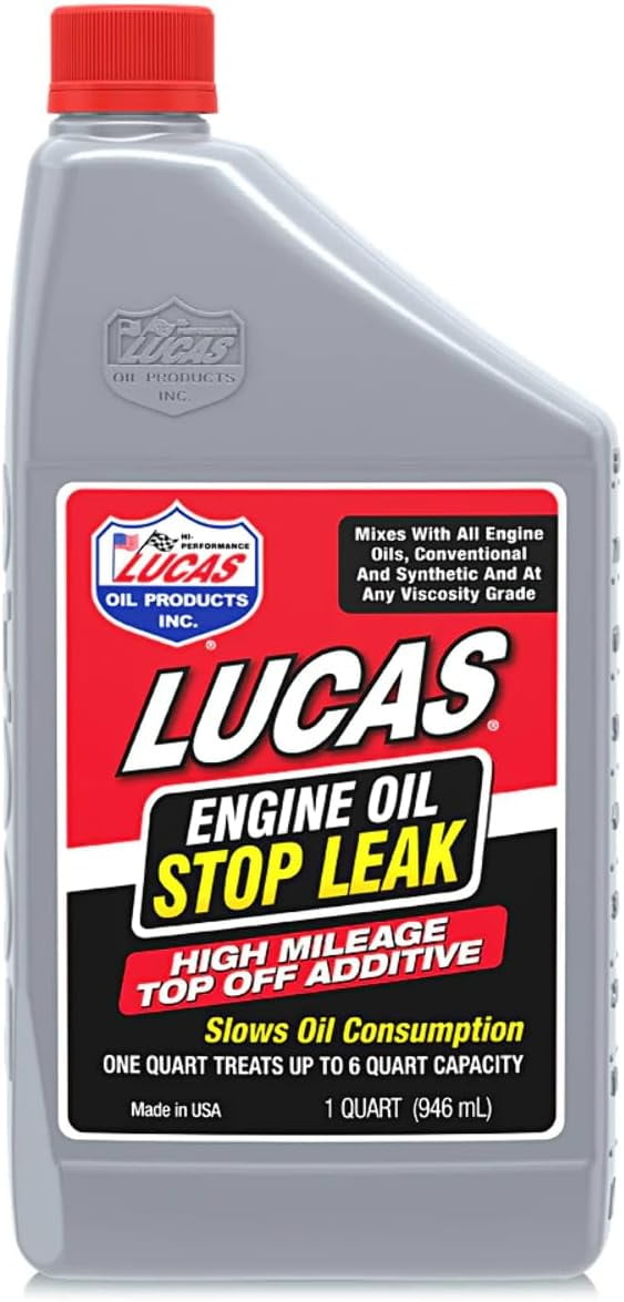 Lucas Oil Engine Oil Stop Leak Top Off Additive/12x1/Quart