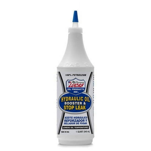 Lucas Oil Hydraulic Oil Hydraulic Oil Booster and Stop Automotive Additive Bottle, 1 qt