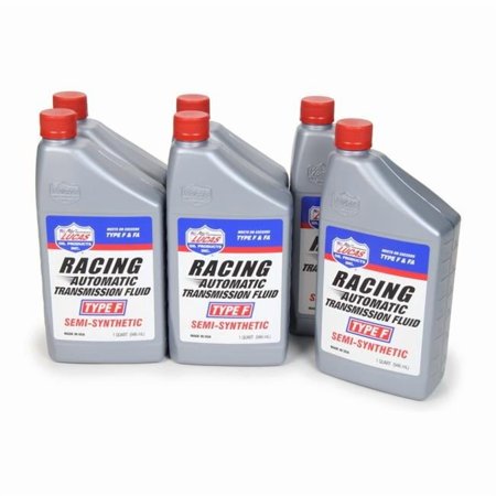 Lucas Oil LUC11020-6 1 qt. ATF Semi-Synthetic Type-F Racing Transmission Fluid - Set of 6