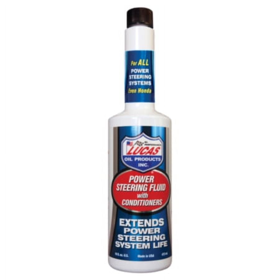 Lucas Oil Power Steering Fluid w/ Conditioners; 16 oz.