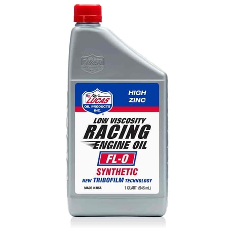 Lucas Oil 10892-1 FL-0 Synthetic Racing Only Oil One Quart Low Viscosity