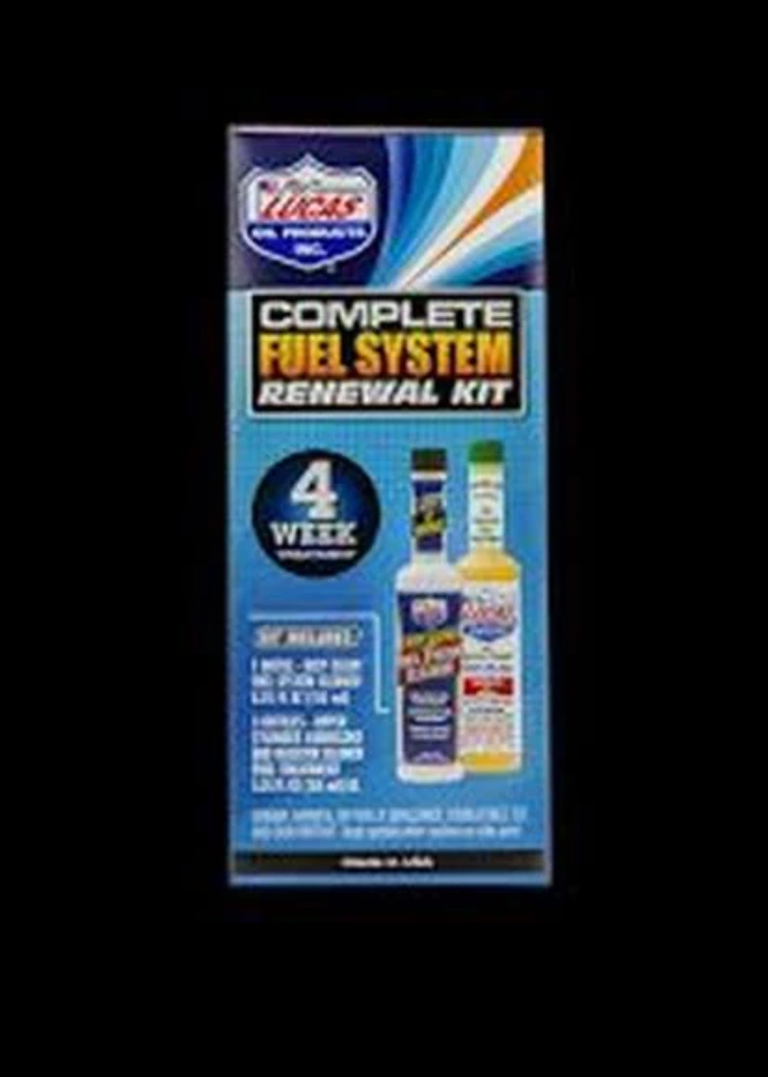 Lucas Oil Products Fuel System Cleaner 2Part Kit, 1 kit, sold by kit
