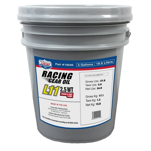 Lucas Oil Products L11 Racing Gear Oil