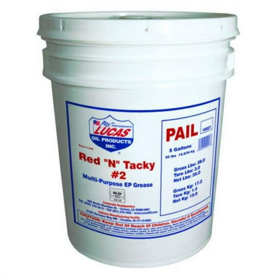 Lucas Oil Products LUC10027 35 lbs Red N Tacky Grease