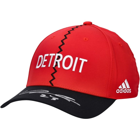 Lucas Raymond Detroit Red Wings Autographed 2022-23 Reverse Retro Cap - Fanatics Authentic Certified