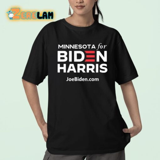 Lucas Sanders Minnesota For Biden Harris Shirt