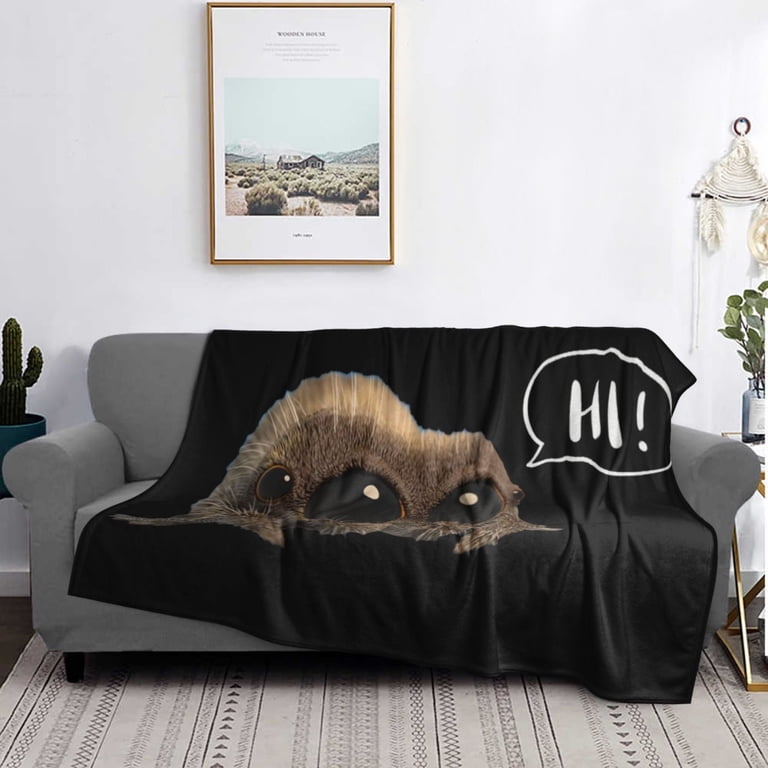 Lucas Spider Flannel Blanket Funny Ultra-Soft Micro Warm Throw