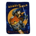 thumbnail image 1 of Lucas Star Wars Rebels "Rebels Rule" Micro Raschel Throw - 46"x60", 1 of 1