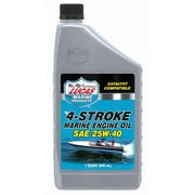 Lucas 4-Stroke Synthetic Blend Marine SAE25W40 Oil 32 Ounce