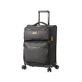 thumbnail image 1 of Lucas Ultra Lightweight Carry On - Softside 20 Inch Expandable Luggage - Small Rolling Bag Fits Most Airline Compartments - Durable 8-Spinner Wheels Suitcase (Black), 1 of 7