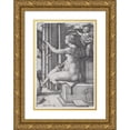 thumbnail image 1 of Lucas Van Leyden 14x18 Gold Ornate Wood Frame and Double Matted Museum Art Print Titled - Justice (1530), 1 of 4
