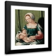 thumbnail image 1 of Lucas Van Leyden 15x18 Black Modern Framed Museum Art Print Titled - Virgin and Child (C. 1530), 1 of 5