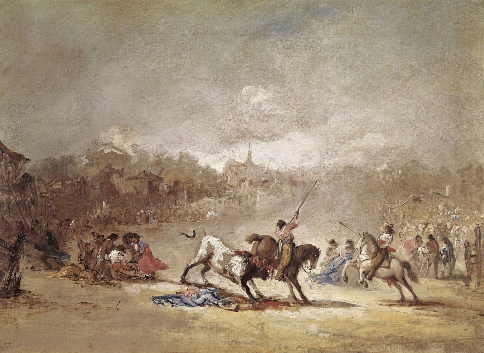Lucas Velazquezeugenio (1817-1870) Canvas Art - (36 x 24)