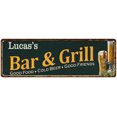 thumbnail image 1 of Lucas's Bar and Grill Sign Man Cave Decor 8x24 Gift 108240055207, 1 of 1