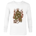 thumbnail image 1 of Lucasfilm Indiana Jones Flaming Snake Logo - Long Sleeve T-Shirt for Men - Customized-White, 1 of 5