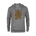 thumbnail image 1 of Lucasfilm Indiana Jones Flaming Snake Logo - Pullover Hoodie for Adults - Customized-Athletic Heather, 1 of 5