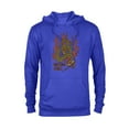 thumbnail image 1 of Lucasfilm Indiana Jones Flaming Snake Logo - Pullover Hoodie for Adults - Customized-Royal, 1 of 5