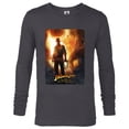 thumbnail image 1 of Lucasfilm Indiana Jones Kingdom of the Crystal Skull Poster - Long Sleeve T-Shirt for Men - Customized-Charcoal Heather, 1 of 5